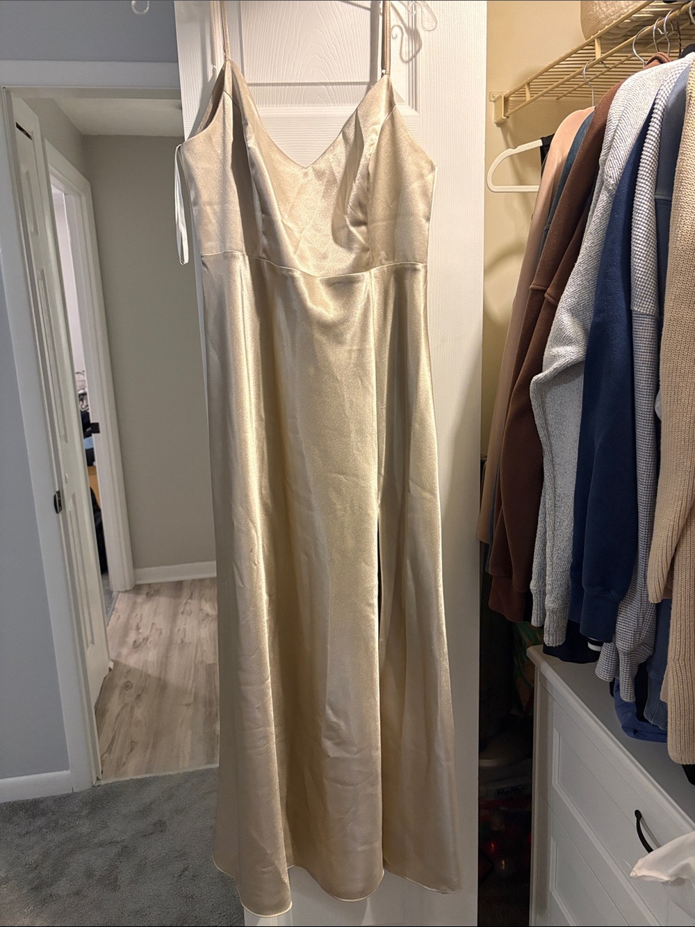 Birdy Grey Champange Satin
